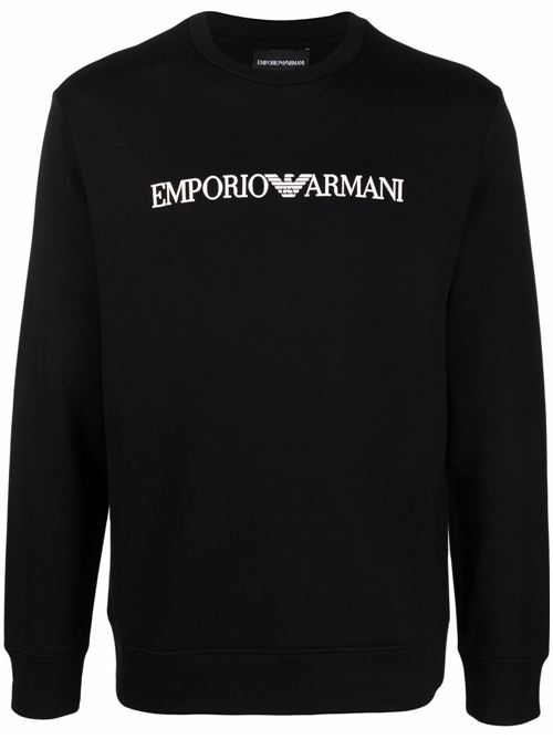 Felpa uomo nera EMPORIO ARMANI | 8N1MR61JRIZF009